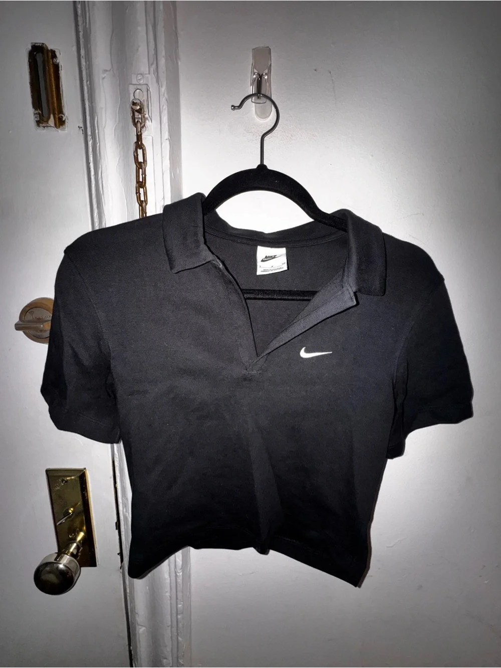Nike cropped polo